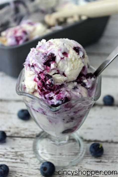 blueberry ice cream cheesecake
