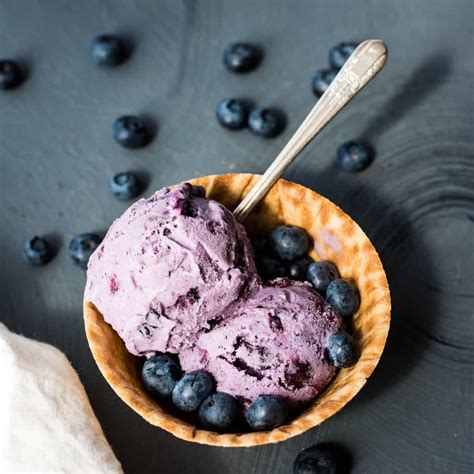 blueberry sorbet without ice cream maker