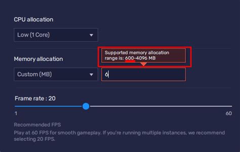bluestacks 5 memory allocation, 