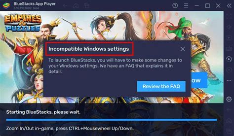bluestacks incompatible windows settings loop, Bluestacks incompatible windows settings fix only in 1 min / reveiw faq. Solution for incompatible windows settings on bluestacks when hyper