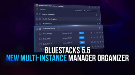 bluestacks x instance manager, Bluestacks 5.5 update. How to create and manage instances using the multi-instance manager on