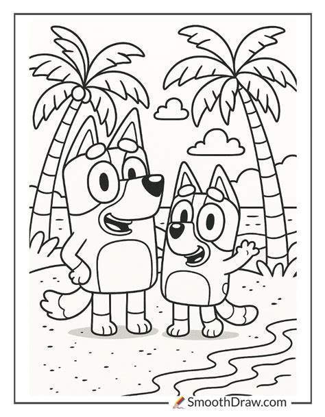 bluey coloring pages easy, Bluey coloriage dessin blueys. Bluey coloring pages