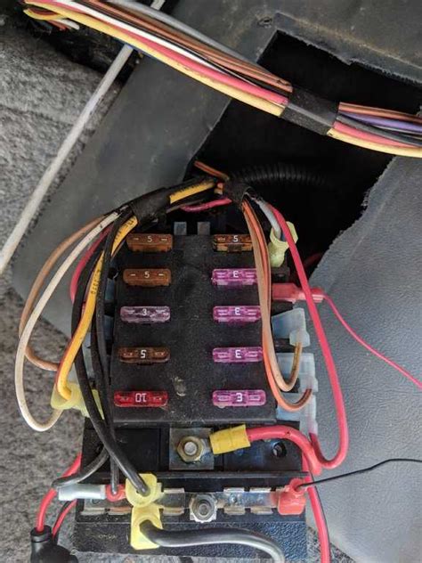 boat changing a fuse box 