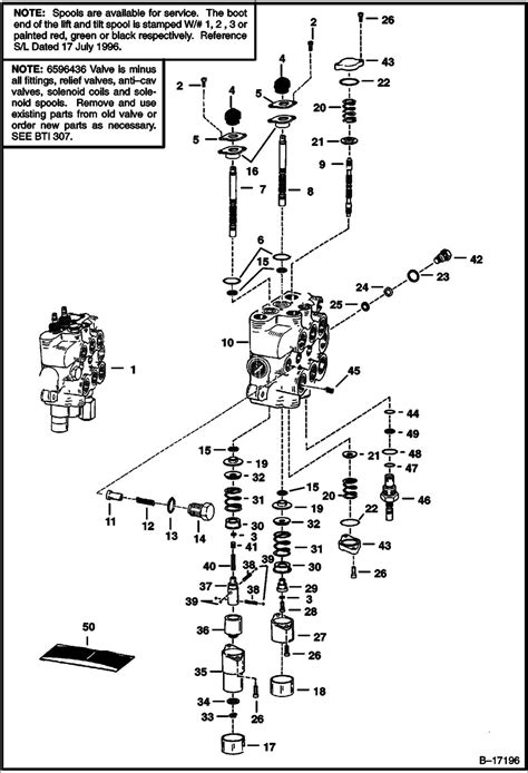 bobcat control valve diagram 