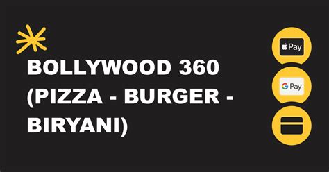 bollywood 360 pizza & kwality ice cream menu
