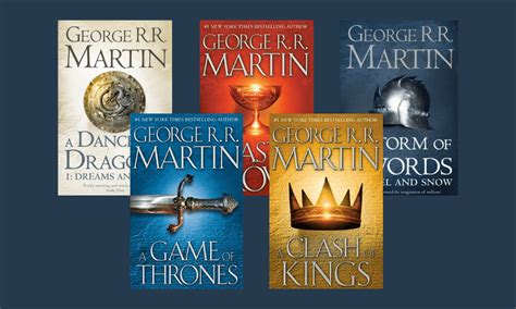 book game of thrones is based on, George r. r. martin's a game of thrones 5-book boxed set (song of ice