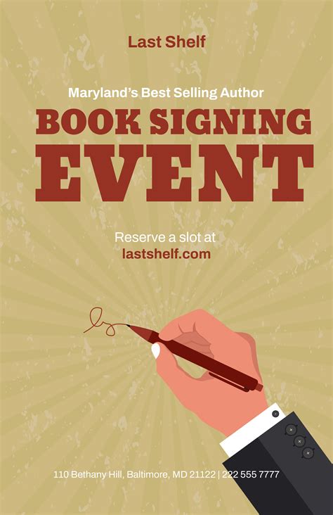 book signing