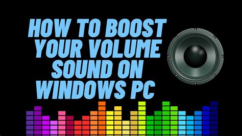 boost pc audio volume, How to boost volume in windows 11. How to boost your volume sound on windows pc