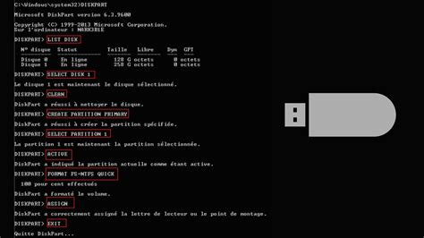 boot from usb using command prompt windows 1.0, Steps to create usb boot using command prompt