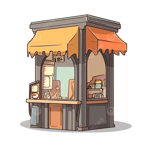 booth cartoon, Booth royalty-free cartoon