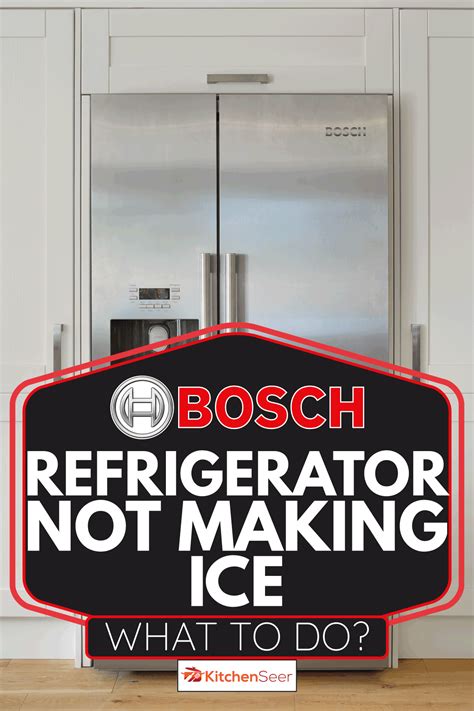 bosch freezer not making ice