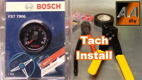 bosch tachometer wiring 