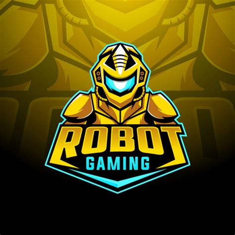 bot logo gaming design, Game logo, gaming, vector, art, illustration, design, bot logo, game