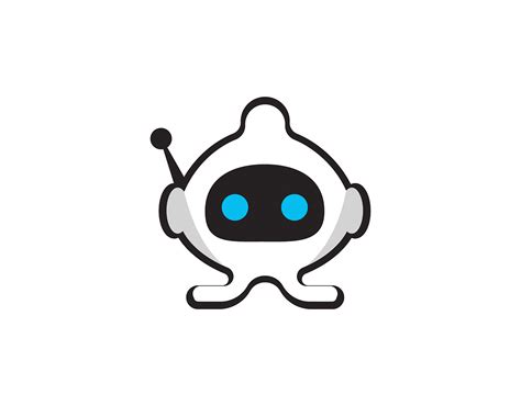 bot logo simple shapes, Bot simple vector logo 24315864 vector art at vecteezy