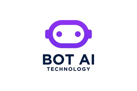 bot vector design logo, Bot logo design letter virtual assistant bot vector illustration stock
