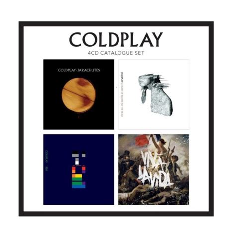 Box Coldplay 4 Cds Catalogue Set