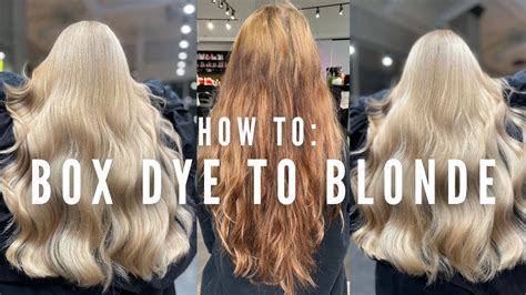 box dye over blonde highlights, Box blonde brassy hair bright dyed makeover dye color article modernsalon get bleached boxed. Makeover: box dyed and brassy to bright blonde