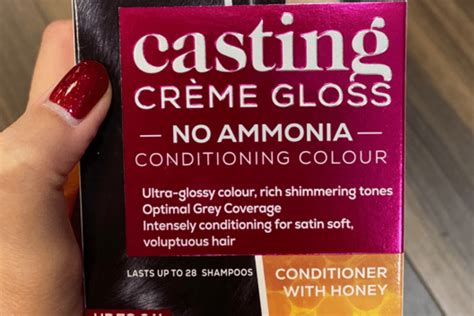 box dye without ammonia, Red brown hair dye box