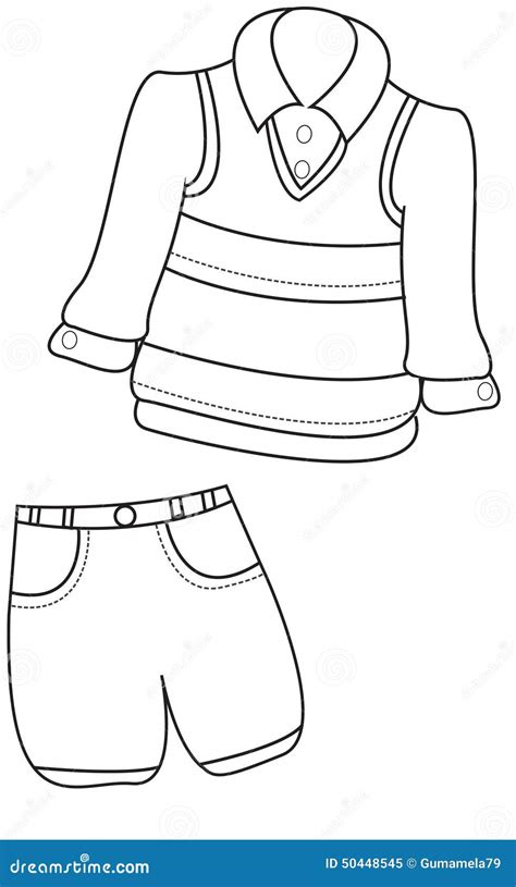 boy clothes coloring pages, Clothes coloring page