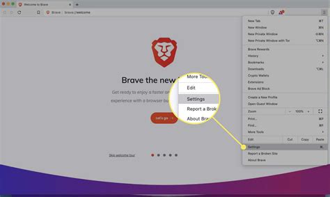 brave browser advanced settings, Brave web browser. Brave browser web default linuxreviews looks v1 box
