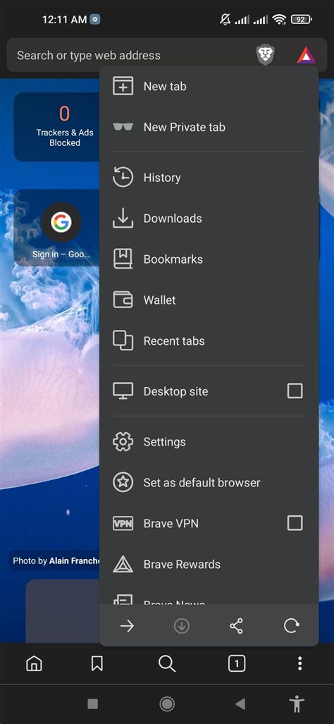 brave browser android night mode, New brave version for android features bottom toolbar and brave rewards. Brave android version beta rewards toolbar bottom features play latest store google available now