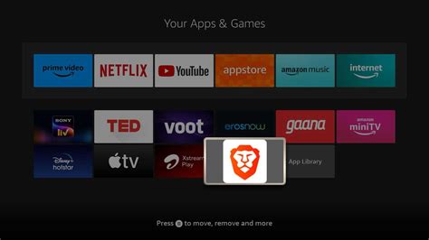 brave browser apk on amazon fire, 