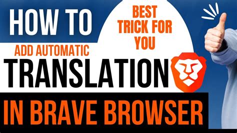 brave browser auto translate, New brave browser release available for general download on brave.com