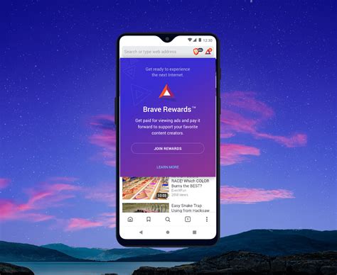 brave browser for mobile, Brave rewards android browser. Brave rewards on android