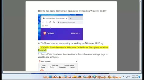brave browser not working windows 10, Brave browser for ios gains new 'privacy hub' and enhanced