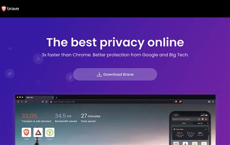 brave browser private browser, The brave browser
