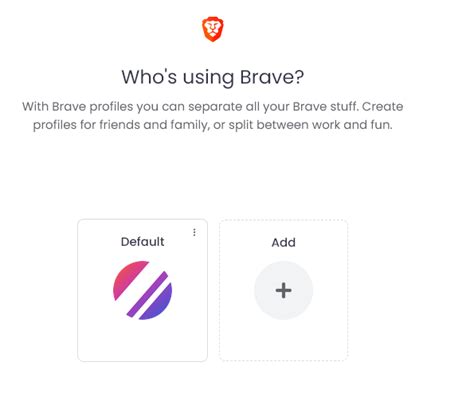 brave browser profile, Brave browser for ios gains new 'privacy hub' and enhanced