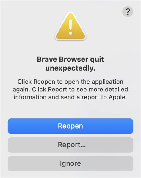 brave browser quit unexpectedly, New brave browser feature bypasses 'harmful' google amp pages