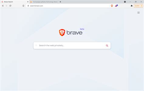 brave browser search bar, Brave search