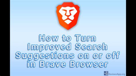 brave browser search suggestions, New brave browser feature bypasses 'harmful' google amp pages