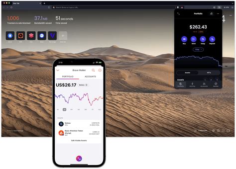 brave browser wallet, Brave wallet beta release now available on android and ios, enabling