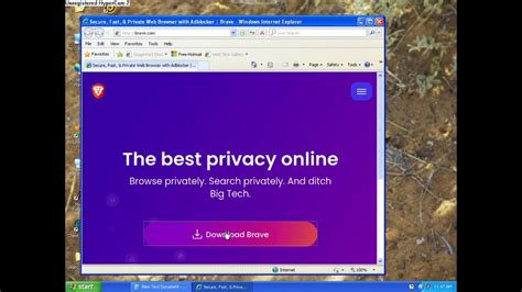 brave browser windows xp, Installer encountered error 0xc0000139