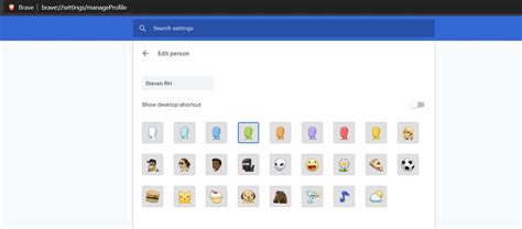 brave create desktop shortcut, Cannot create desktop shortcut for profiles in brave settings · issue