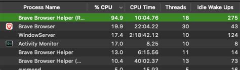 brave high cpu usage, How to fix brave browser high cpu & memory usage in 5 steps