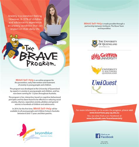 brave program sign in, Brave program anxiety teenage childhood