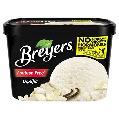 breyers ice cream lactose free