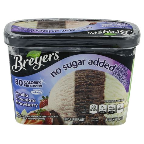 breyers no sugar added ice cream
