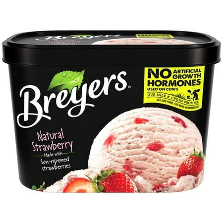 breyers strawberry ice cream
