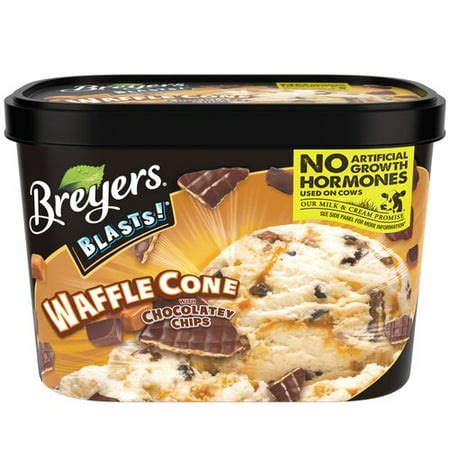 breyers waffle cone ice cream