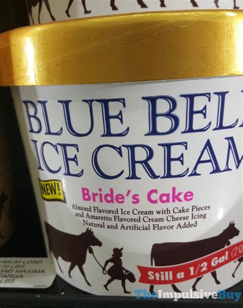 brides cake blue bell ice cream