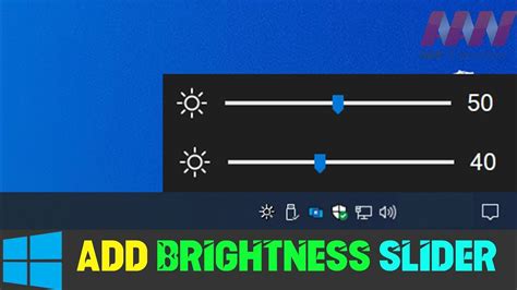 brightness slider windows 1.0, Brightness slider windows add. How to add a brightness slider in windows 10