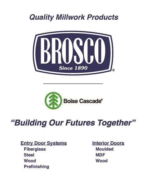 Brosco Moulding Catalog