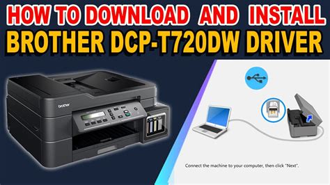 brother dcp-t720dw printer driver installer, Brother dcp-t720dw ink tank printer with adf