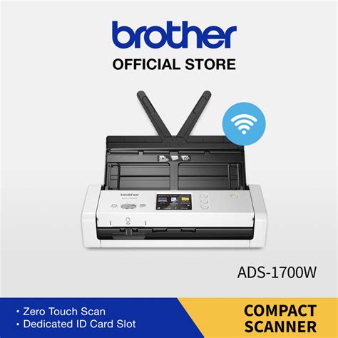 brother driver ads-1700w, Brother ads-1700w wireless compact desktop scanner. 1700w duplex wlan ppm dokumentenscanner bro scanning scanners optical sheetfed wifi reichelt hellgrau