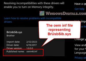 brother driver brusbsib.sys, Não é possível encontrar nenhuma opção nas preferências de impressão