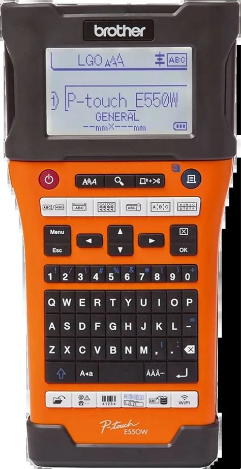 brother e550w driver, Brother pt-e550w industrial wireless handheld labeling tool w/ auto. Cutter labeling handheld kiesub